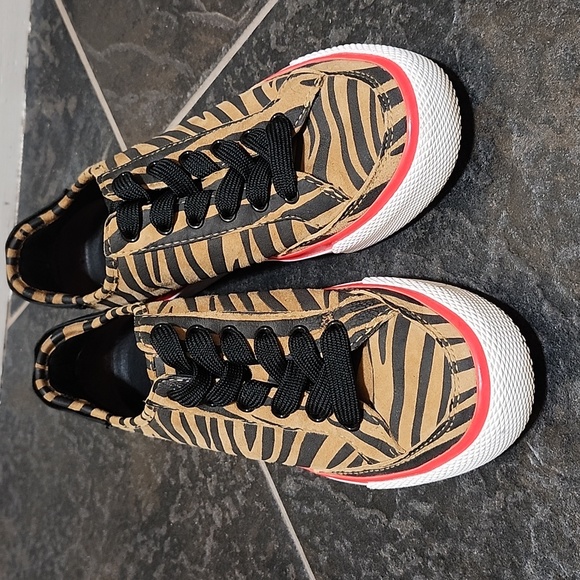 Tiger Print Rag & Bone Suede Sneaker - Picture 1 of 5